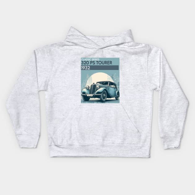 1932 320 PS Tourer Kids Hoodie by SquareFritz